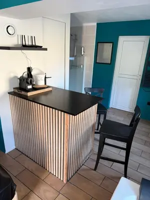 Cuisine ou kitchenette dans l'établissement Love room, Le 827
