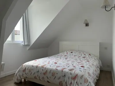 Un ou plusieurs lits dans un hébergement de l'établissement La résidence du domaine Apremont