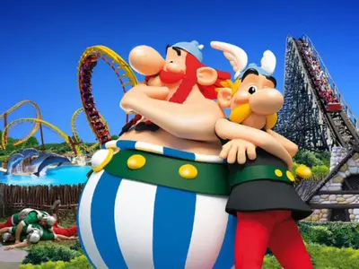 Parc aquatique au sein de la maison de vacances ou à proximité