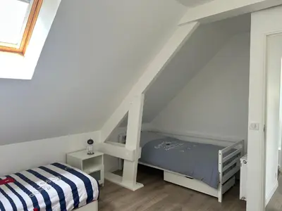 Un ou plusieurs lits dans un hébergement de l'établissement La résidence du domaine Apremont