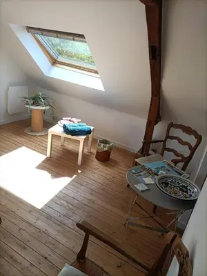 Coin salon dans l'établissement Chez Lullu
