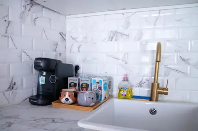 Salle de bains dans l'établissement Art, confort et lit d'exception