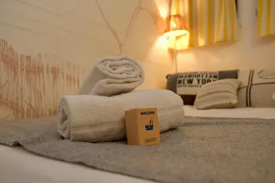 Un ou plusieurs lits dans un hébergement de l'établissement Rouen - Petit studio, hyper centre