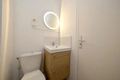 Salle de bains dans l'établissement Rouen - Petit studio, hyper centre