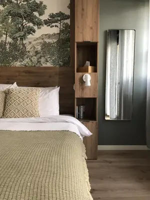 Un ou plusieurs lits dans un hébergement de l'établissement Maison de vacances de charme 8-10 personnes