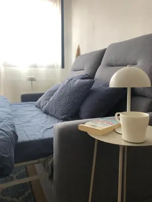 Coin salon dans l'établissement Maison de vacances de charme 8-10 personnes