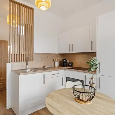 Studio with outdoor area 10 min from Rouen