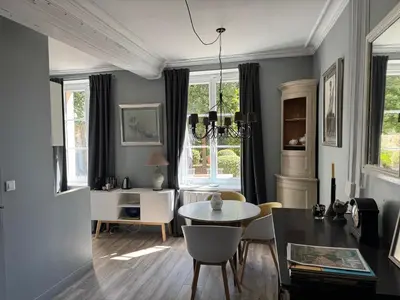 Coin salon dans l'établissement Le studio du Clos du Bourgage