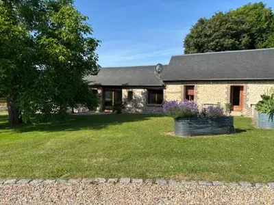 Jardin de l'établissement Gîte des vaux