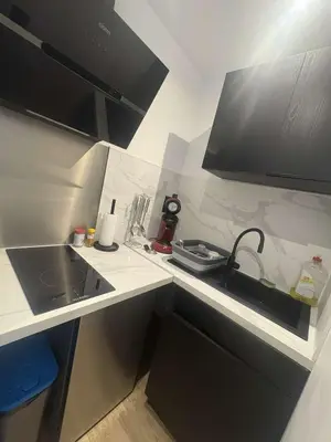 Cuisine ou kitchenette dans l'établissement l 'escapade amiénoise 2