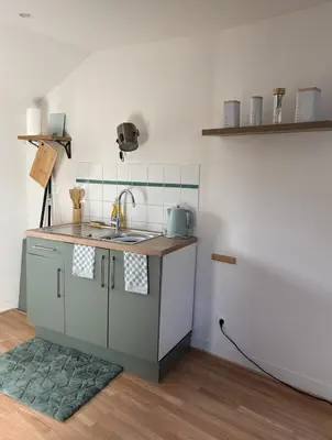 Cuisine ou kitchenette dans l'établissement L'instant Cocooning