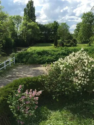 Jardin de l'établissement La Sucrerie - chambres à la campagne