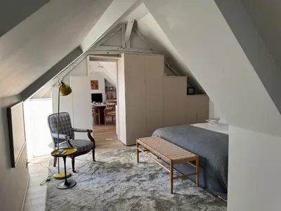 Un ou plusieurs lits dans un hébergement de l'établissement Appartement d'exception à la campagne