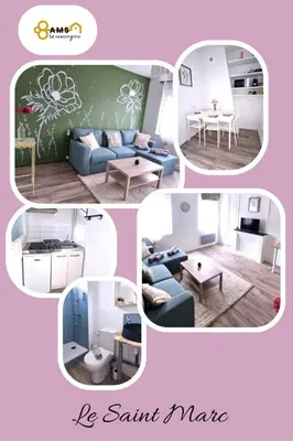 Coin salon dans l'établissement Le Saint Marc