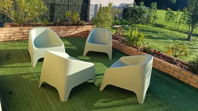 Jardin de l'établissement La vue au calme