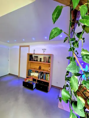 Bibliothèque dans l'appartement