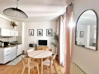Cuisine ou kitchenette dans l'établissement Coup de cœur - Quartier animé historique de Rouen