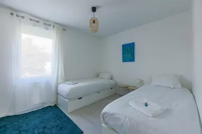Un ou plusieurs lits dans un hébergement de l'établissement Family Elegance - Comfort & Garden