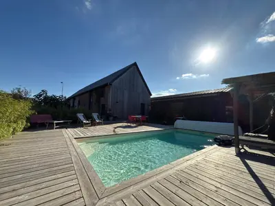 Plan de l'établissement Magnifique maison d'architecte pour 8 pers avec piscine privée