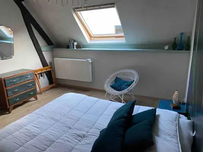 Un ou plusieurs lits dans un hébergement de l'établissement 29 La Parenthèse Maison Vernon, Giverny