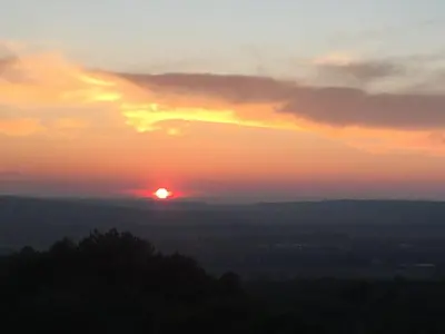 Lever ou coucher de soleil vu de la villa ou à proximité