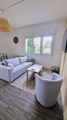 Coin salon dans l'établissement Le Madrillet