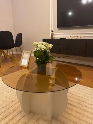 Coin salon dans l'établissement Cosy and Chic Appartement moderne proche gare