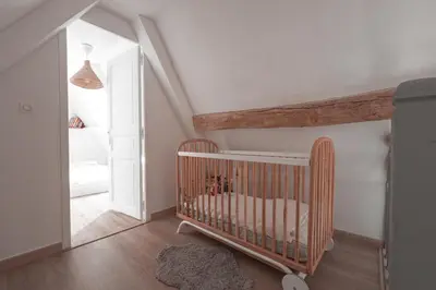Un ou plusieurs lits dans un hébergement de l'établissement Maison Piscine & Tennis - Collection Idylliq