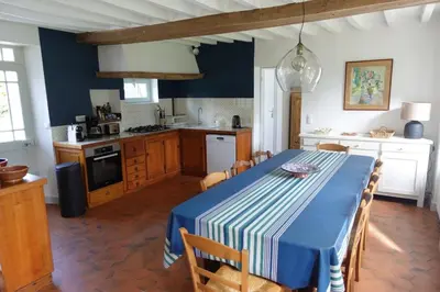 Cuisine ou kitchenette dans l'établissement Havre de paix en pleine nature-Collection Idylliq