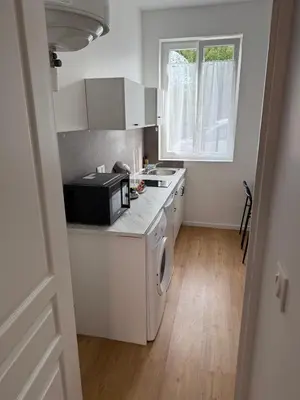 Cuisine ou kitchenette dans l'établissement Appartement Magnifique