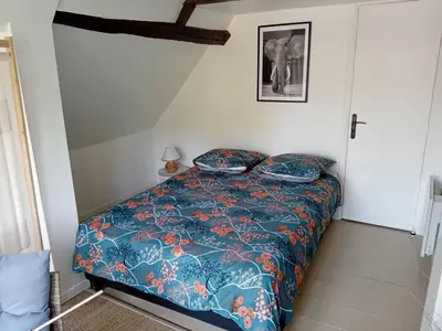 Un ou plusieurs lits dans un hébergement de l'établissement Maison confortable près d'Eu, 50 m², jardin privé