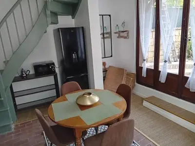 Coin salon dans l'établissement Maison confortable près d'Eu, 50 m², jardin privé