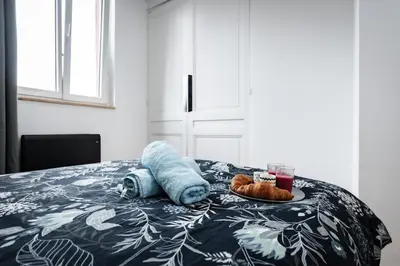 Un ou plusieurs lits dans un hébergement de l'établissement T2 completely renovated - Downtown Rouen