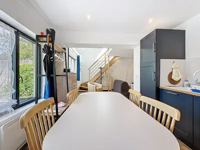 Cuisine ou kitchenette dans l'établissement Maisonnette 49m2 à 5 minutes de chantilly