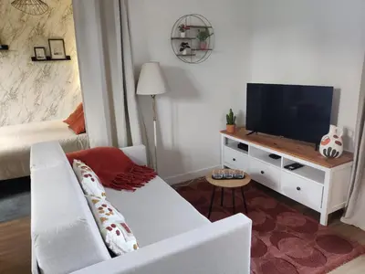 Télévision ou salle de divertissement dans l'établissement Studio Cosy