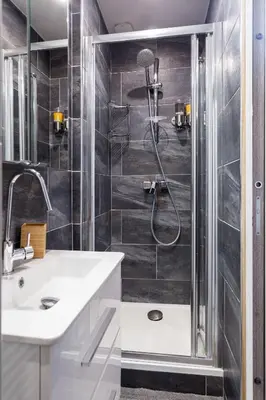 Salle de bains dans l'établissement Suite Appart Place Versepuy