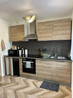 Cuisine ou kitchenette dans l'établissement La Parenthèse Picarde - Maison 4 personnes