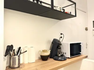 Cuisine ou kitchenette dans l'établissement Le Ricard