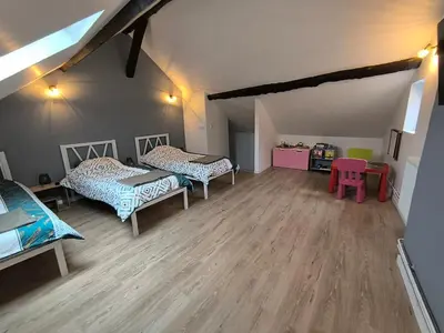 Un ou plusieurs lits dans un hébergement de l'établissement Les petits gaillards