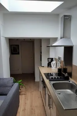 Cuisine ou kitchenette dans l'établissement Le FleuryTerre - Grand 2 pièces avec terrasse