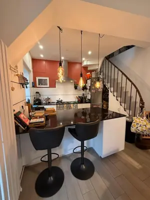 Cuisine ou kitchenette dans l'établissement Maison Marie Charme & confort à Rouen centre