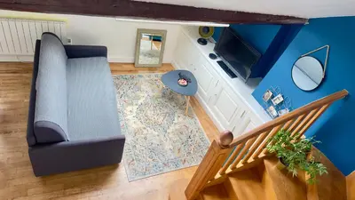 Coin salon dans l'établissement Duplex Beauvoisine