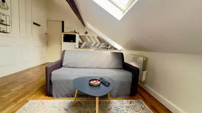 Coin salon dans l'établissement Duplex Beauvoisine