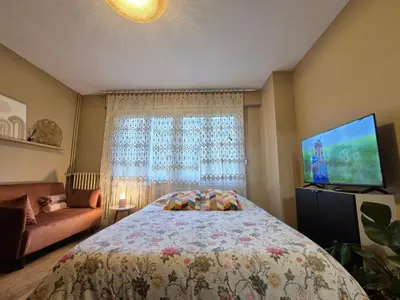 Télévision ou salle de divertissement dans l'établissement Studio Camaïeu hypercentre Parking Privé