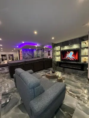 Coin salon dans l'établissement Vegas Spa