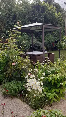 Jardin de l'établissement Prés de Giverny - Bienvenue AUX ARPENTS VERTS