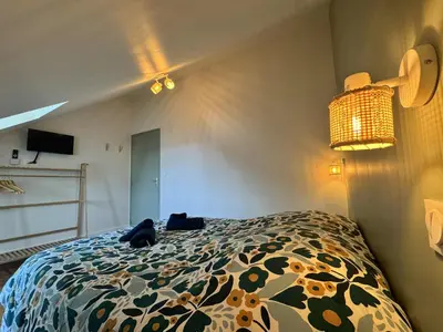 Un ou plusieurs lits dans un hébergement de l'établissement Maison Entre Verre et Mer