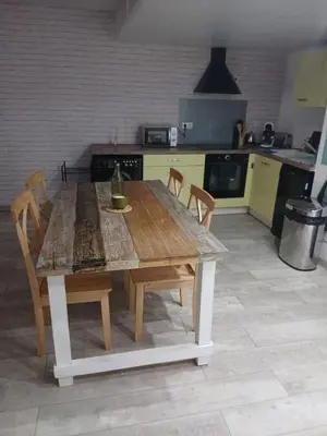 Cuisine ou kitchenette dans l'établissement Cosy Jolie T3 - Centre & Parking gratuit