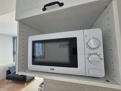Cuisine ou kitchenette dans l'établissement Le Norman Centre Historique Rouen Lumineux