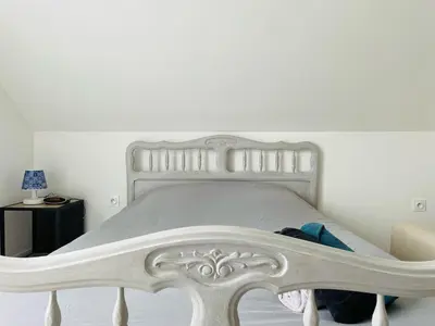 Un ou plusieurs lits dans un hébergement de l'établissement Maison cosy Jardin des Plantes - 9 voyageurs - 388